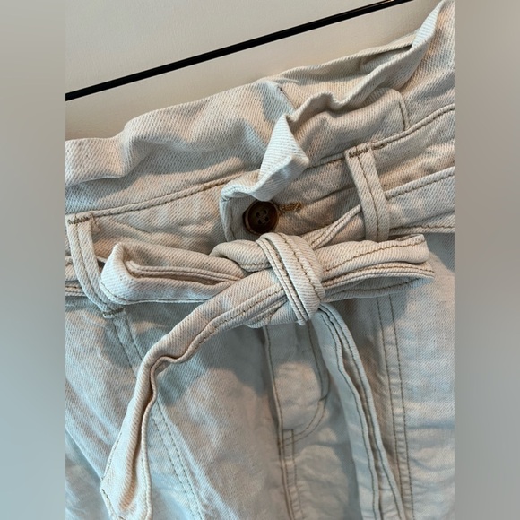 Free People Oatmeal Cinch Waist Mini Skirt - Picture 7 of 14